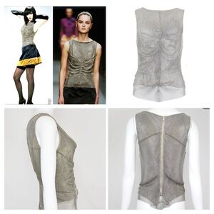 PRADA FW 2002 Chainmail Blouse - Haute Couture ❤️